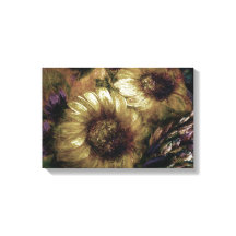 "Sunflower Gold" [design 2] 18" x 12" 