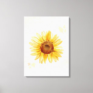 Lienzo Sunflower Watercolor