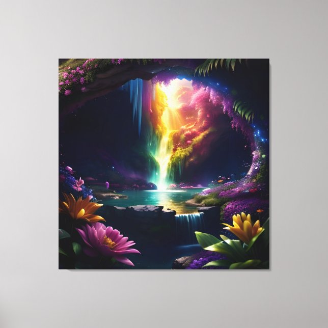 Lienzo Sunlight Cavern Flower Beauty 2 (Anverso)