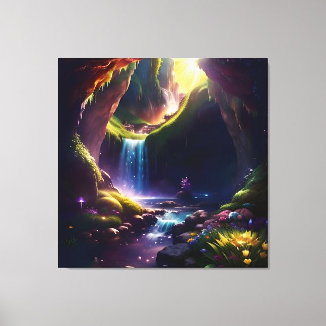 Lienzo Sunlight Cavern Flower Beauty 7 (Anverso)