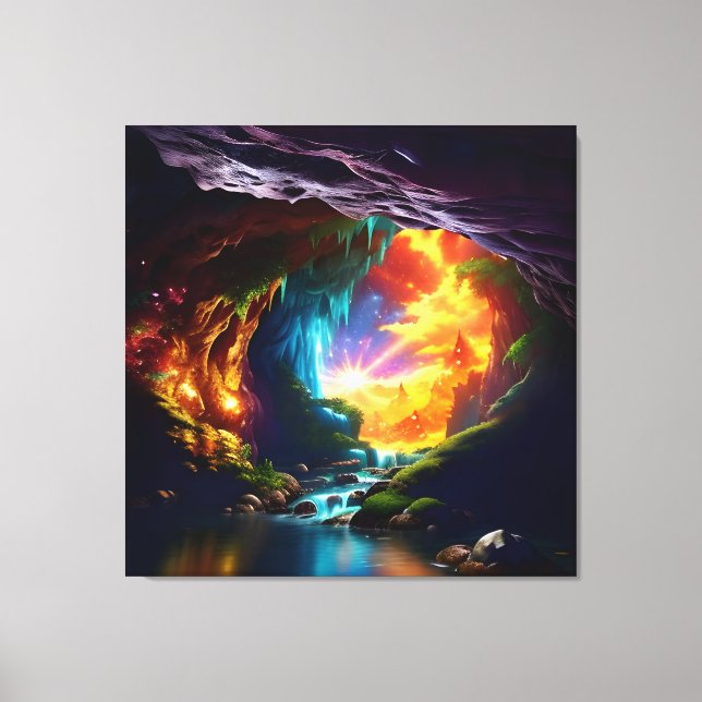Lienzo Sunlight Cavern Flower Beauty 8 (Anverso)