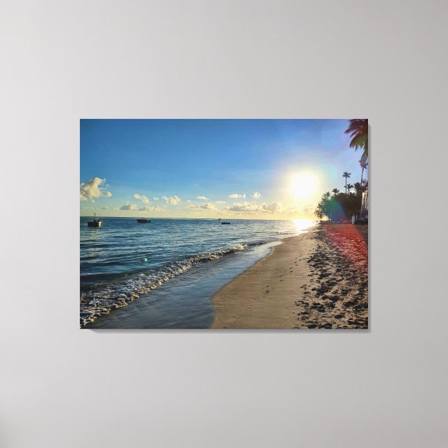 LIENZO SUNRISE EN BAVARO (Anverso)