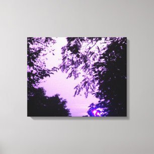 Lienzo Sunrise in Purple Wraped Canvas prints