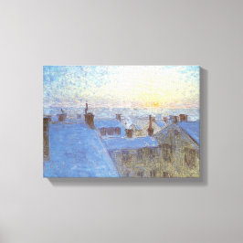 Lienzo Sunrise over the Rooftops (por Eugène Jansson)