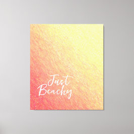 Lienzo Sunrise Sparkles-Just Beach-