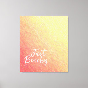 Lienzo Sunrise Sparkles-Just Beach-