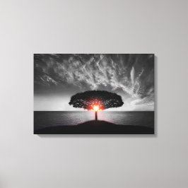 Lienzo Sunrise Sunset: Color Splash