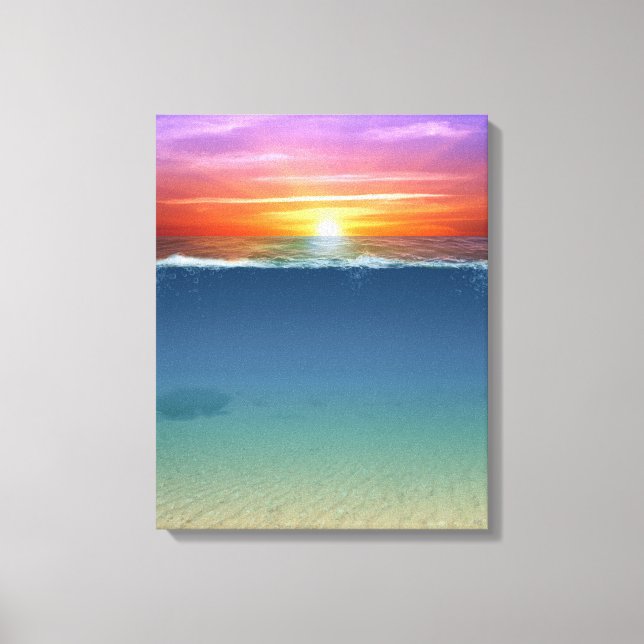 Lienzo Sunset (Anverso)