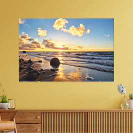 Lienzo Sunset Beach Canvas Print Picture 27