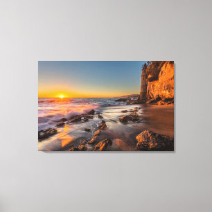 Lienzo Sunset en Victoria Beach