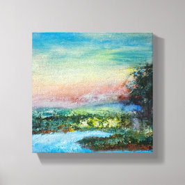 Lienzo Sunset Flow - Artistic Wall Art