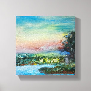 Lienzo Sunset Flow - Artistic Wall Art