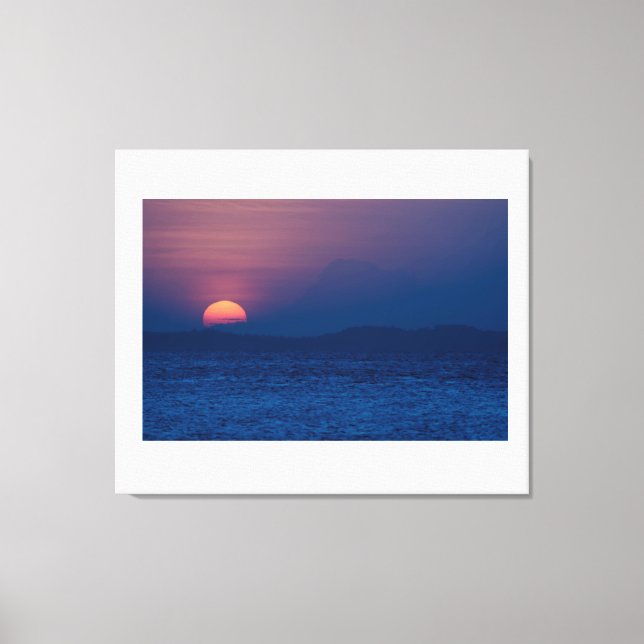 Lienzo Sunset seen  (Anverso)