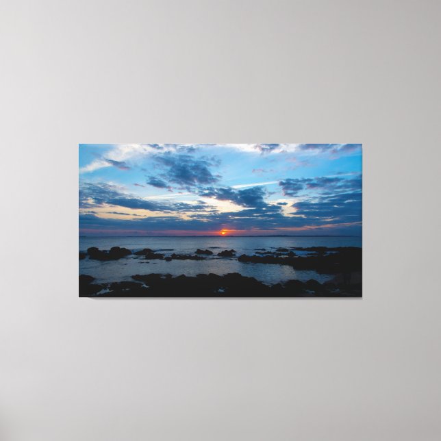 Lienzo Sunset Serenity on the Shore (Anverso)