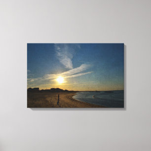 Lienzo Sunset texturizado por Shirley Taylor