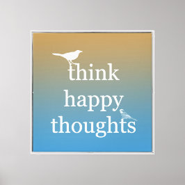 Lienzo Sunset Think Happy