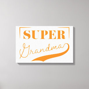 Lienzo Super Abuela