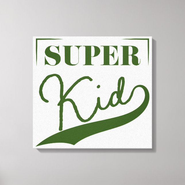 Lienzo Super Kid (Anverso)