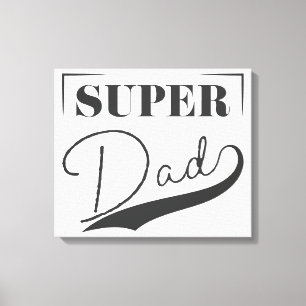 Lienzo Super Papá