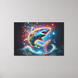 Lienzo Super Tiburón