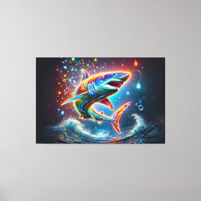 Lienzo Super Tiburón (Anverso)