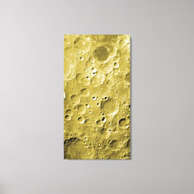 Lienzo Superficie de la luna (Anverso)
