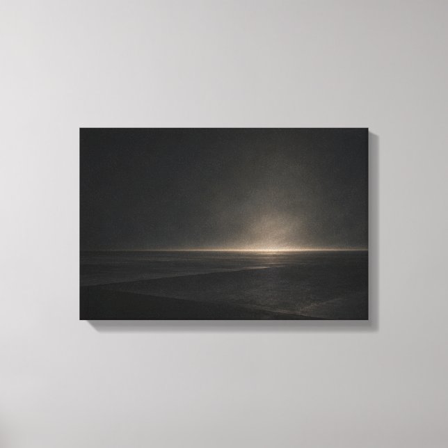 Lienzo Superficie horizontal negra — Aurema (Anverso)