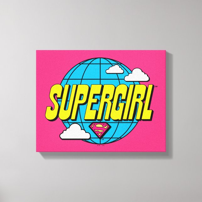 Lienzo Supergirl Gráfico Pop Global (Anverso)