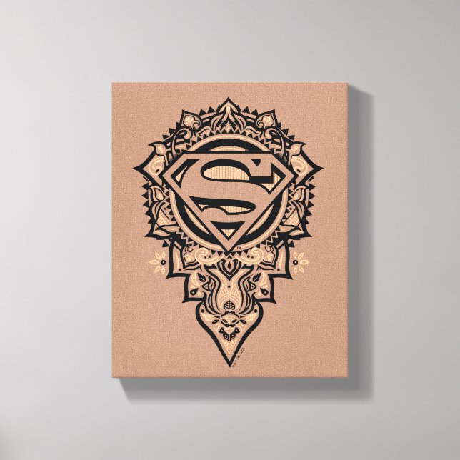 Lienzo Supergirl Mandala Graphic (Anverso)