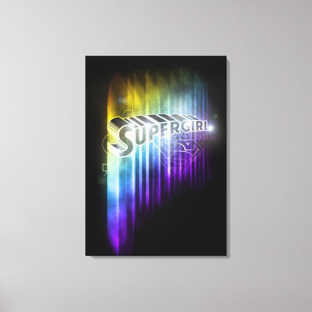 Lienzo Supergirl Rainbow (Anverso)