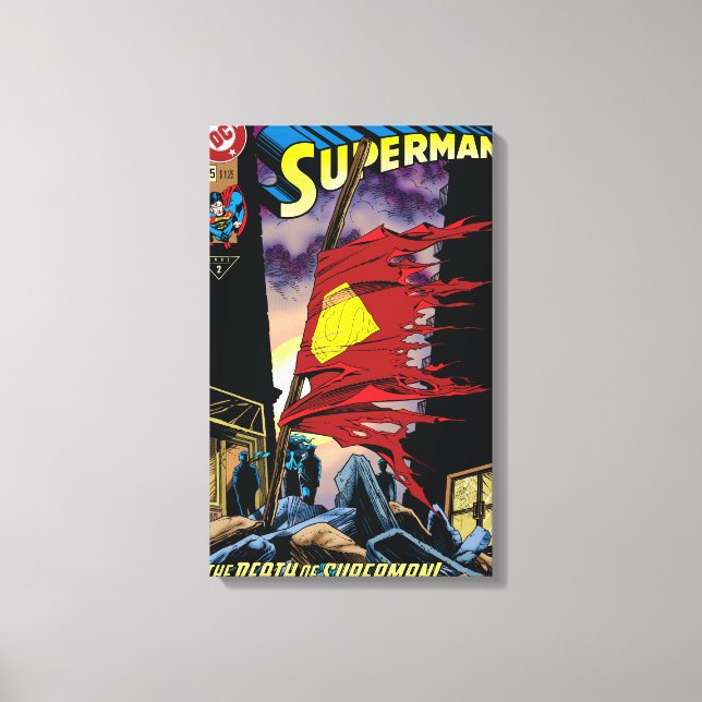 Lienzo Superman #75 1993 (Anverso)