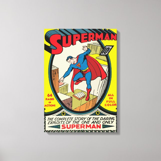 Lienzo Superman (Historia completa) (Anverso)