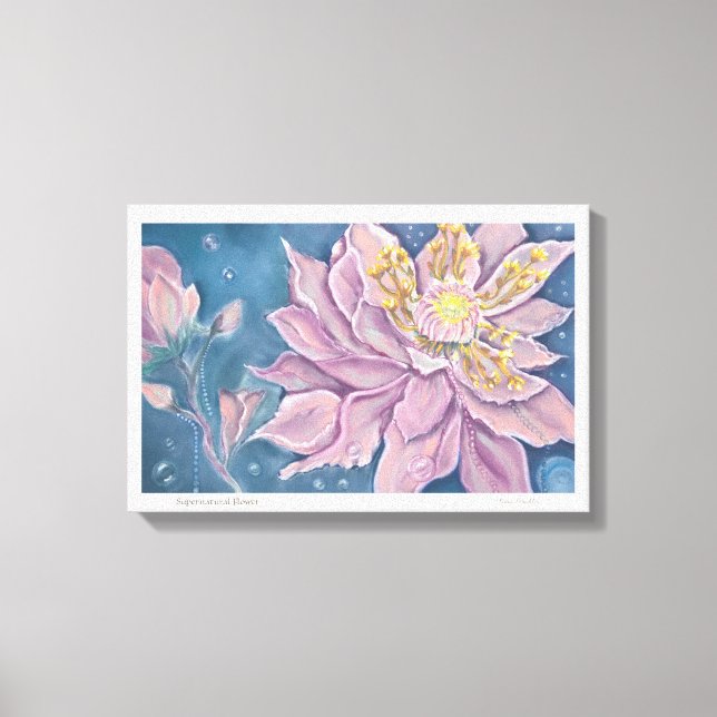 Lienzo Supernatural Flower (Anverso)