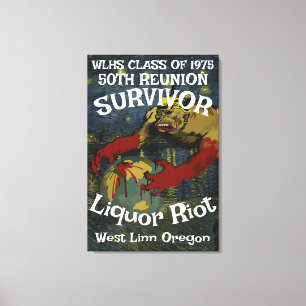 Lienzo Superviviente WLHS REUNIÓN DE 50º CLASE 1975