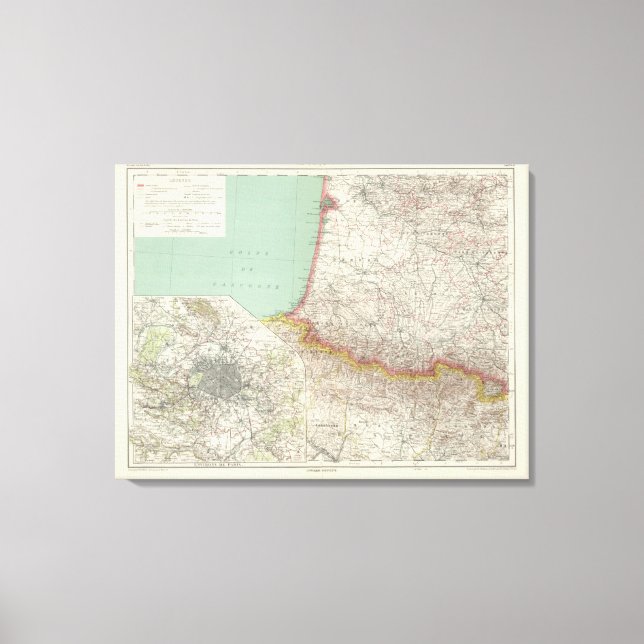 Lienzo Sur de Francia (Anverso)