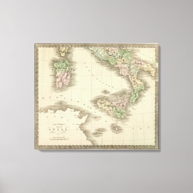 Lienzo Sur de Italia 4 (Anverso)