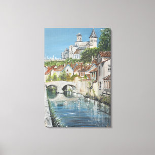 Lienzo Sur el Sena Francia de Chattillons. 2007