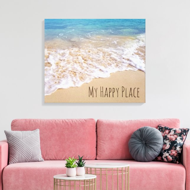 Lienzo surf de la playa de las Bahamas (Insitu (Sala de estar))