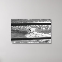 Lienzo Surf Print - 'recortada naturalmente'