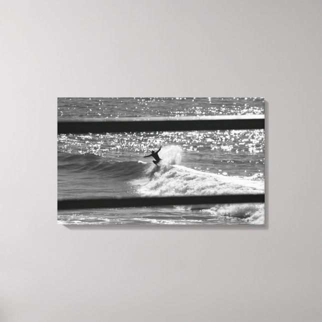 Lienzo Surf Print - 'recortada naturalmente' (Anverso)