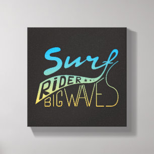 Lienzo Surf Rider Big Waves