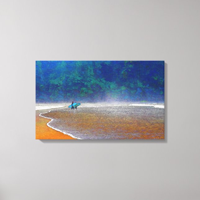 Lienzo Surfistas de Oregón (Anverso)