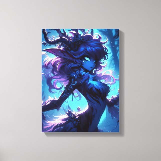 Lienzo Susurros de Azure Grove (Anverso)