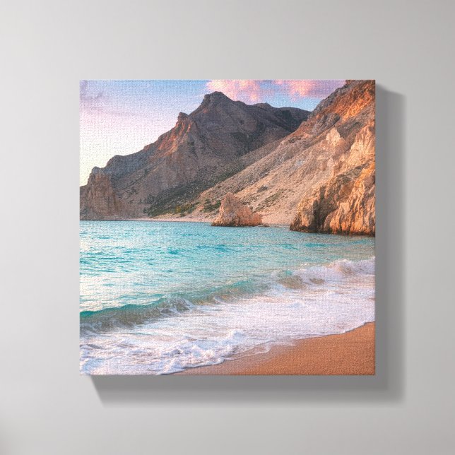 Lienzo Susurros de la naturaleza - Escenarios de playas y (Anverso)
