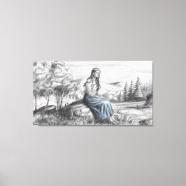 Lienzo "Susurros de la naturaleza: un momento de serenida