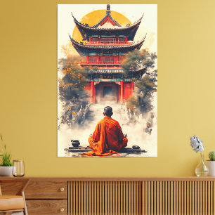 Lienzo Susurros de la Pagoda