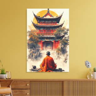 Lienzo Susurros de la Pagoda