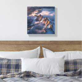 Lienzo Susurros de las cumbres nevadas