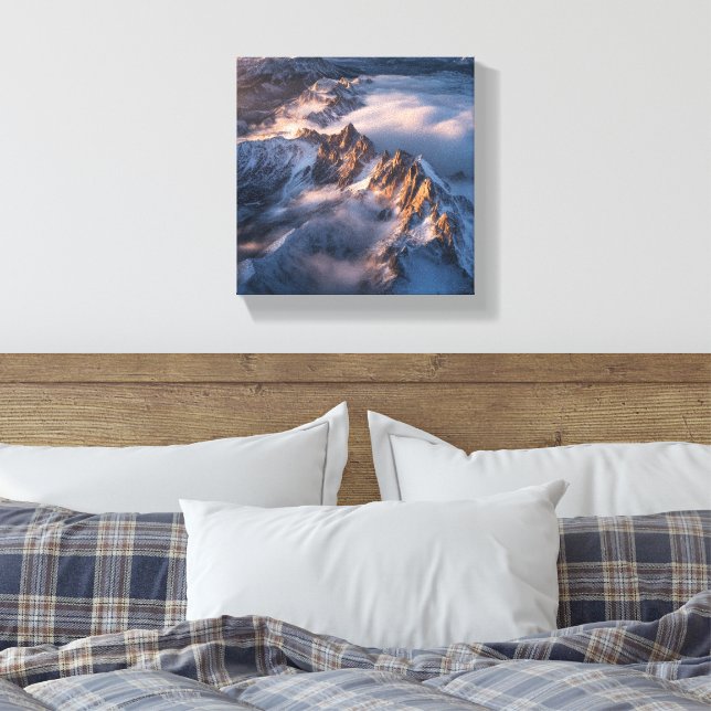 Lienzo Susurros de las cumbres nevadas (Insitu(Dormitorio))