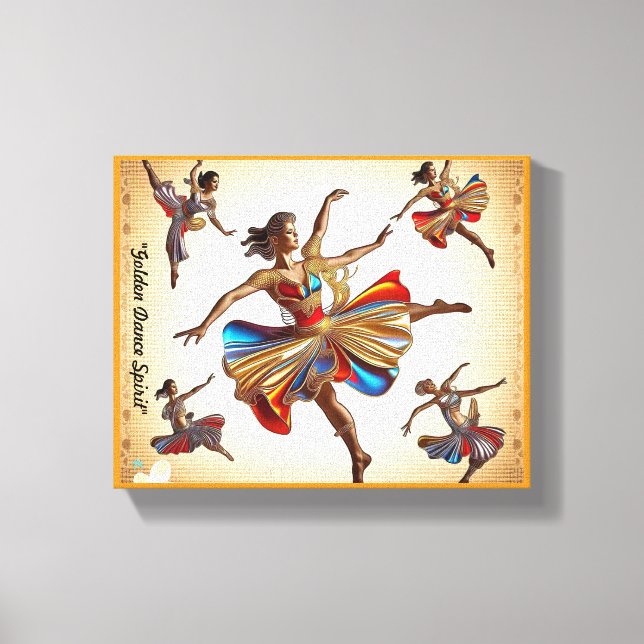 Lienzo "Susurros de movimiento" (Anverso)